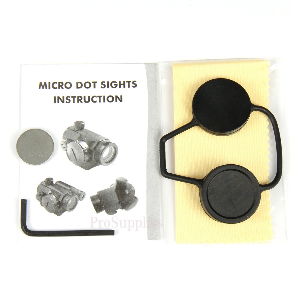 4MOA Red Dot Reflex Sight Low Profile Picatinny Mount