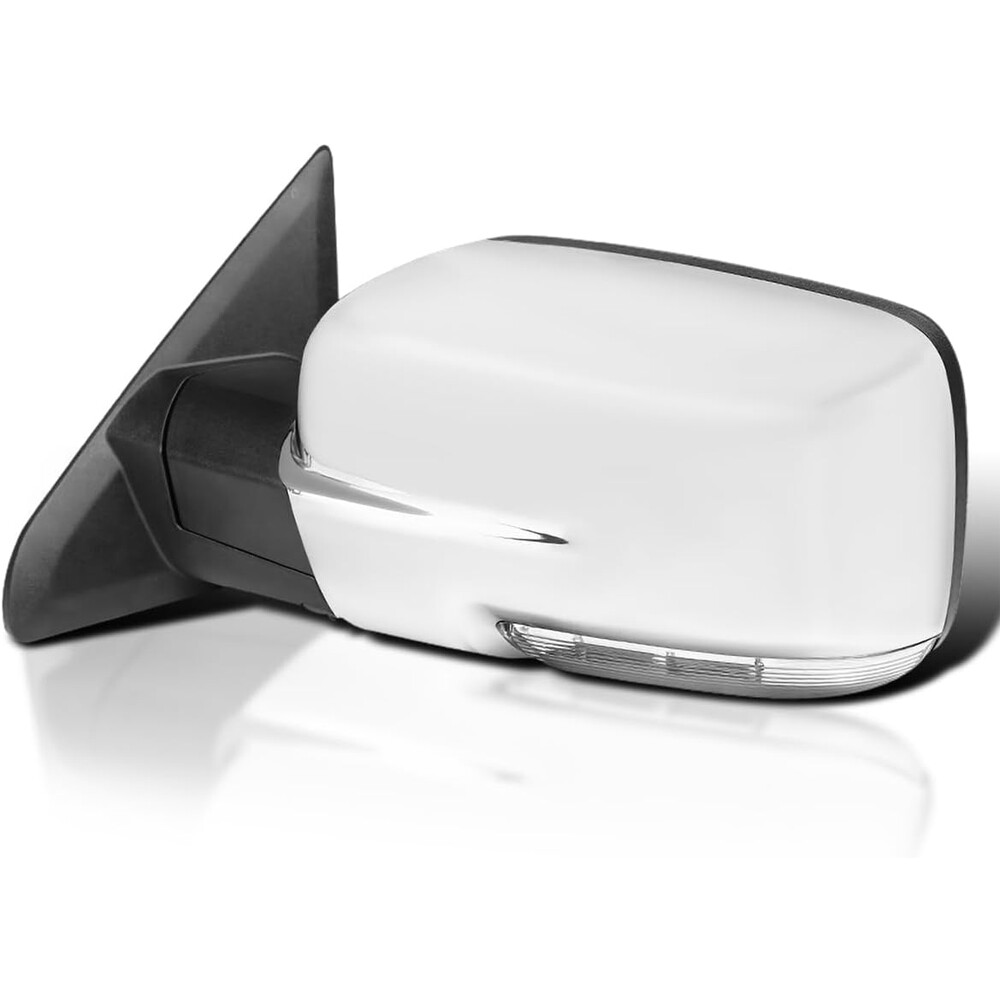 Left Side Mirror For 2013-2019 Ram 1500 Chrome Power Fold +Heated +Temper Sensor