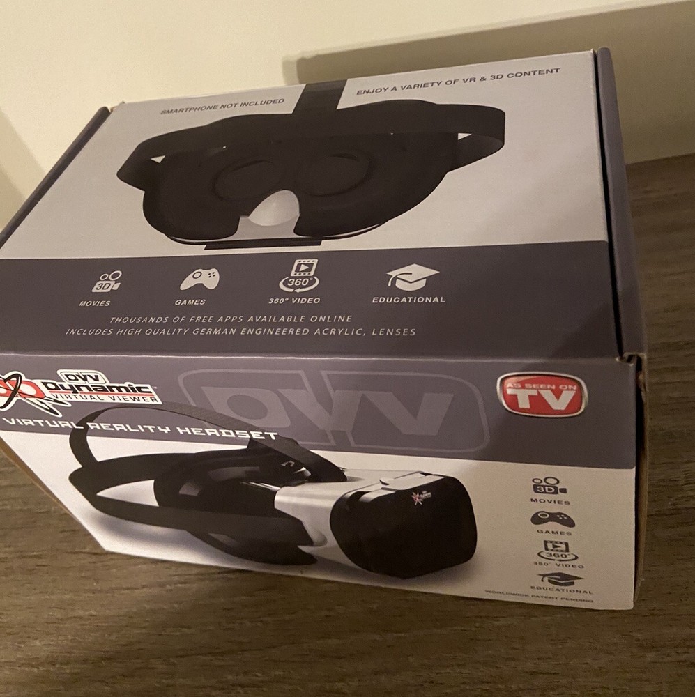 DYNAMIC VIRTUAL VIEWER VIRTUAL REALITY 3D HEADSET MOVIES GAMES