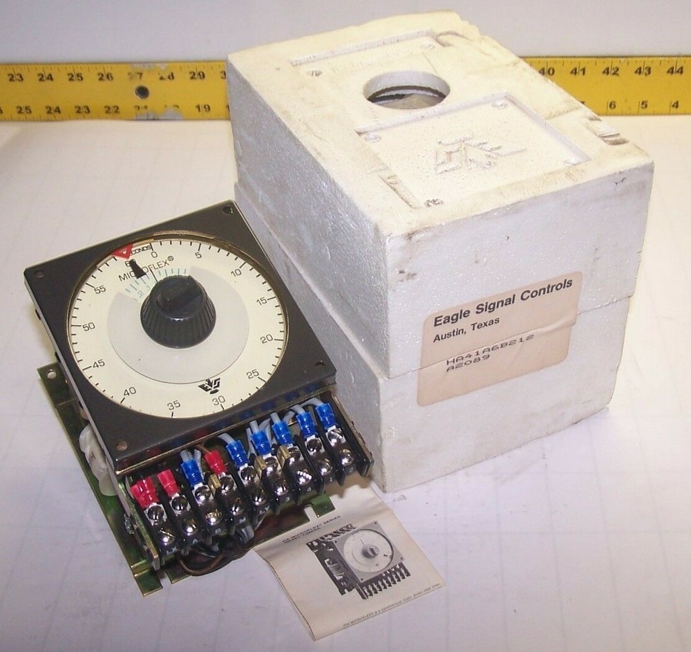 NEW EAGLE SIGNAL HA MICROFLEX SERIES 0-60 SECOND RESET TIMER HA41A6B212