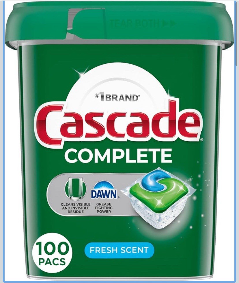 cascade dishwasher pods