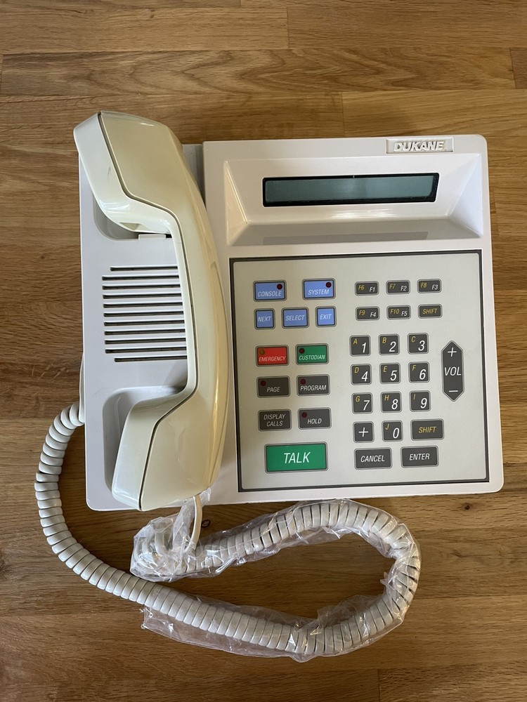 Dukane ACC5 Administrative Control Console Intercom System Paging Phone Valcom