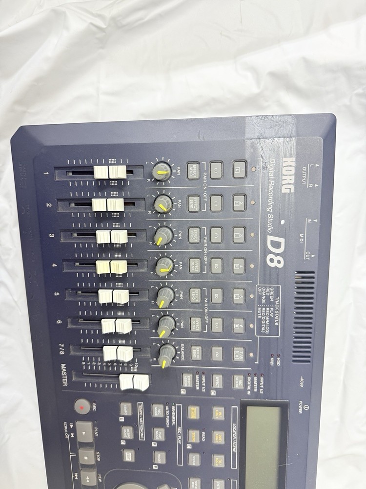 Korg D8 Digital Recording Studio Used Fully Tested With Carrying Case.