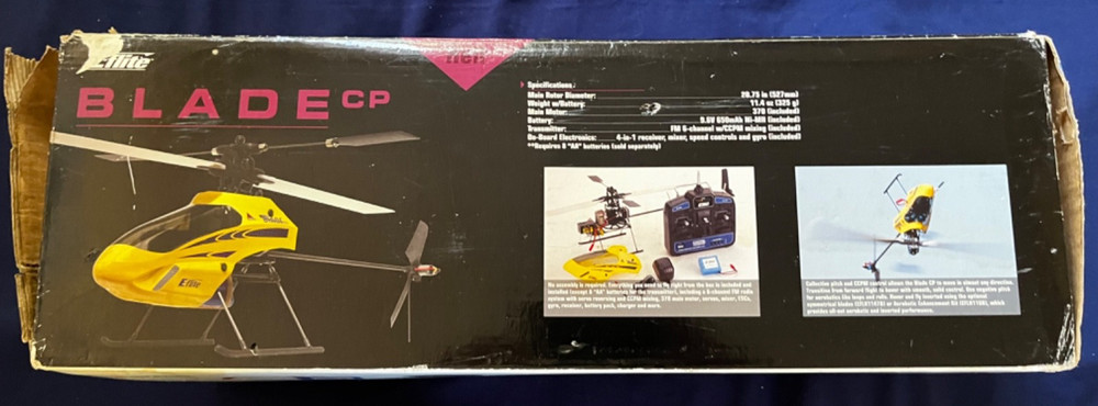 Remote Control RC E-Flite Blade CP Helicopter RTF Ready-To-Fly Heli