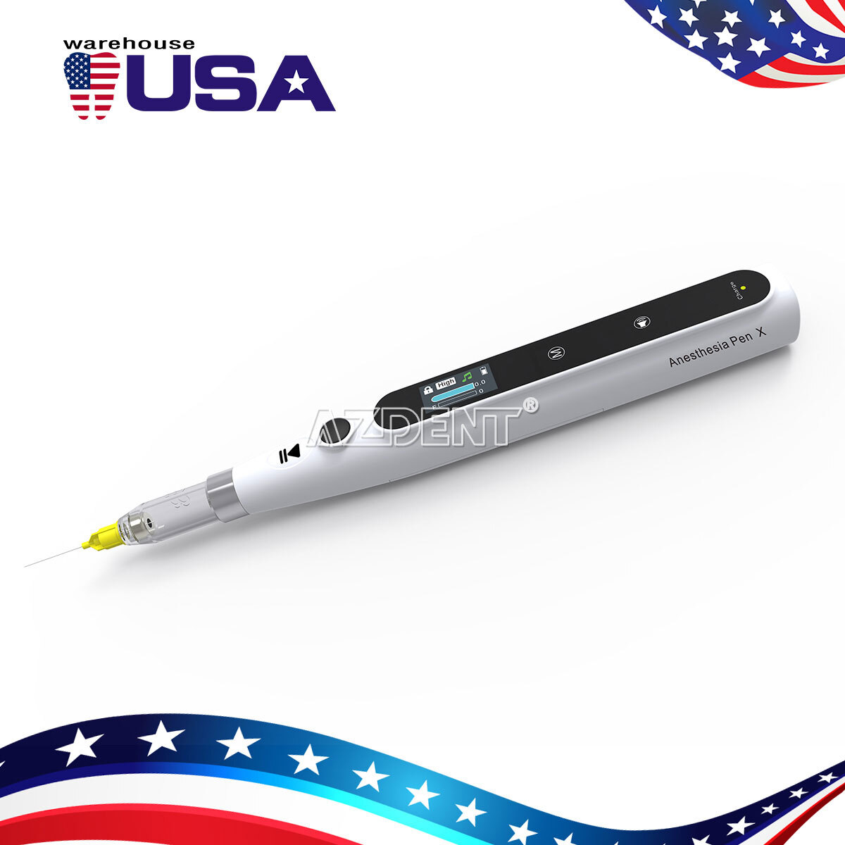 AZDENT Dental Painless Oral Local Anesthesia Delivery Device Injection Pen USA