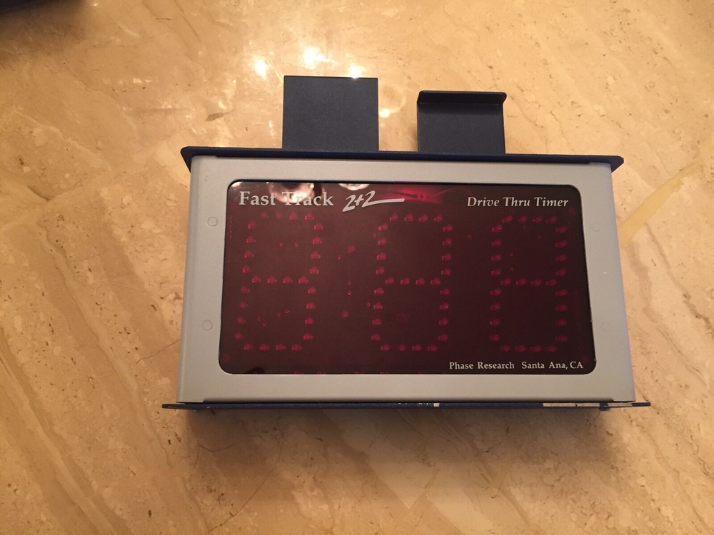 Fast Track 2+2 Drive-Thru Timer Display System