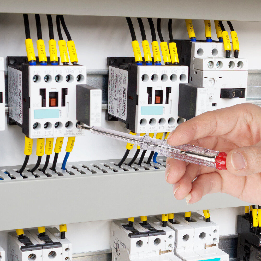 8pc Electrician's Insulated Magnetic Electrical Hand Screwdriver Tool Set & Case