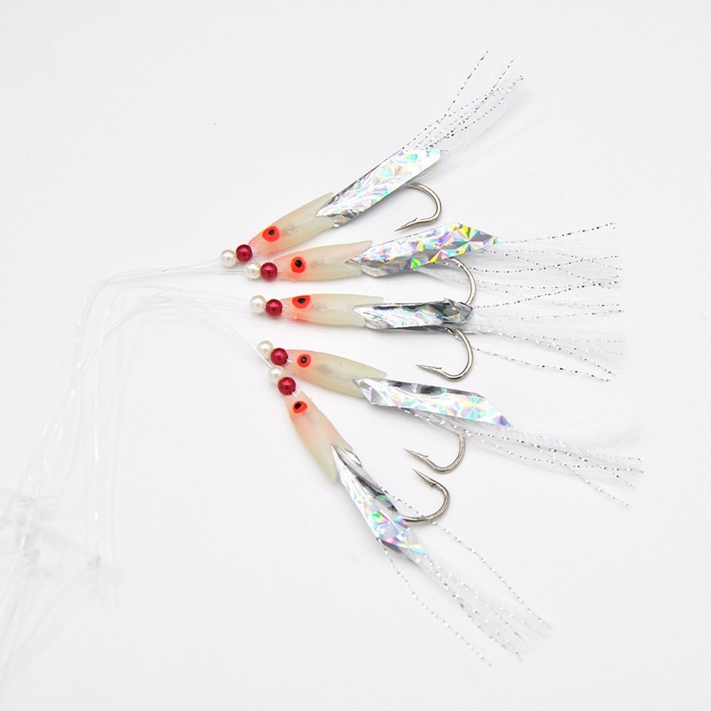 Outdoor Bait Jigs 0.5mm/80mm Supporting String 0.6mm/150cm Main String