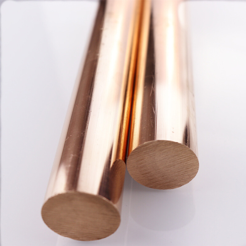 Copper Solid Round Rod Bar Multiple Sizes Length 250mm Diameters 12mm-32mm