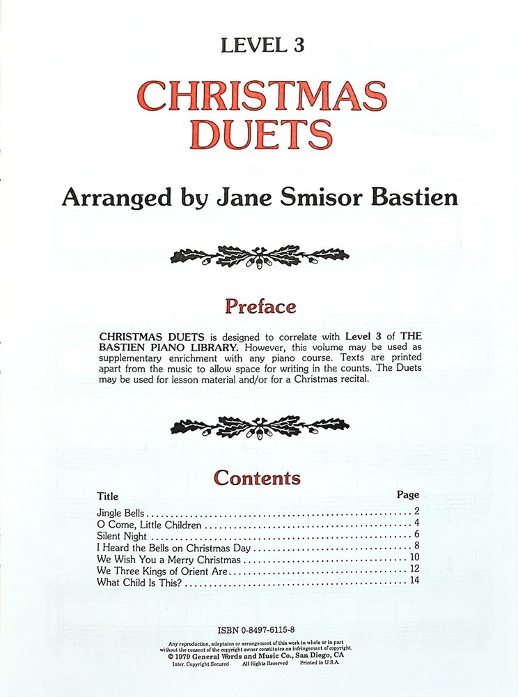 Christmas Duets Level 3