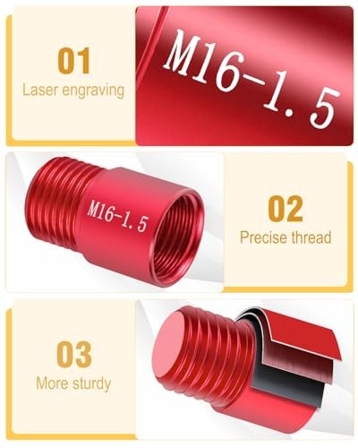 Thread Checker Nut and Bolt Thread Checker, 30 Inch & 30 Metric Box Set 60 pcs