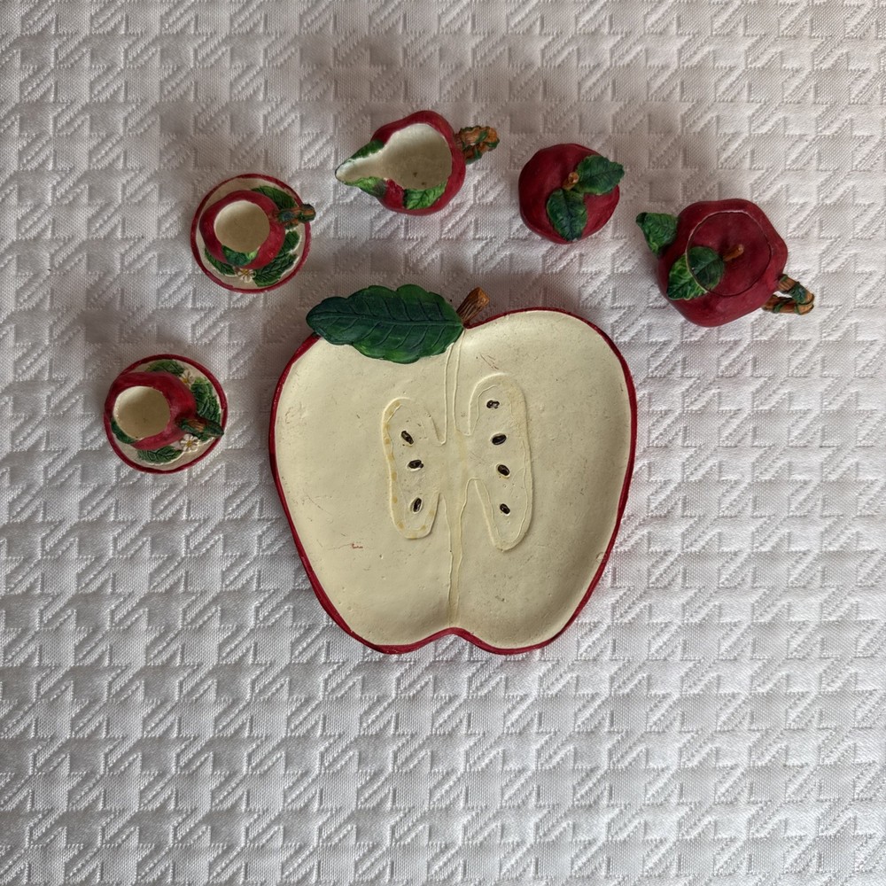 Mini apple tea sets