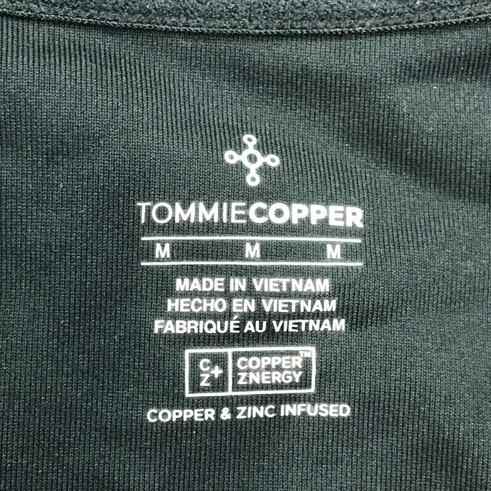 Tommie Copper Womens Back Support Compression Shirt Jacket Black Medium LS
