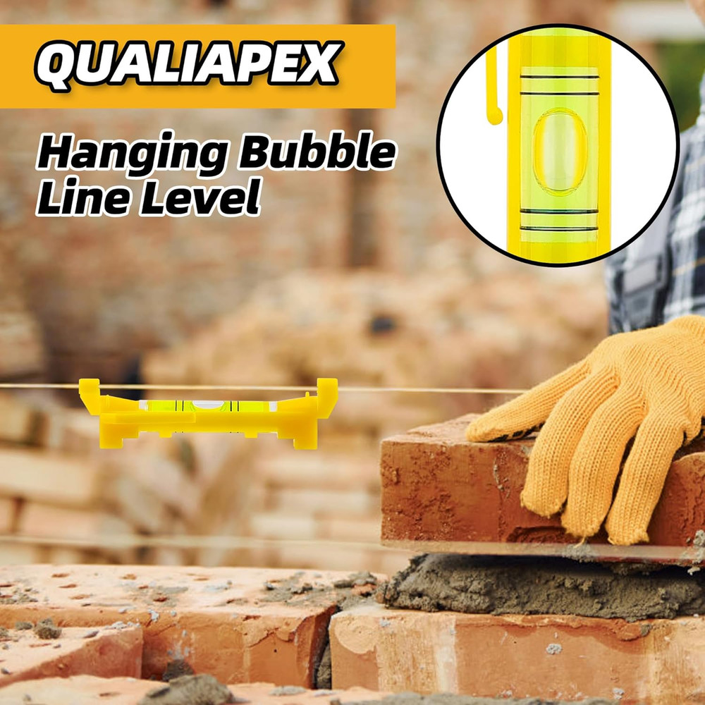 8 Pcs Hanging Bubble Line Level String Tools, Mini Spirit Level for Building Tra