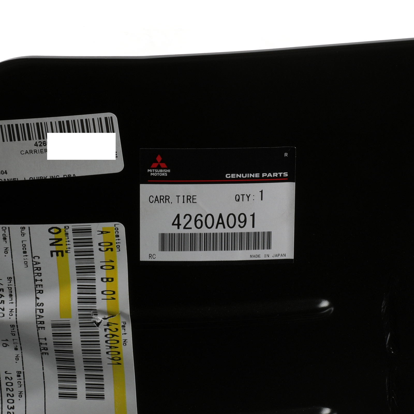 OEM 2017-2020 Genuine Mitsubishi Outlander Spare Tire Carrier 4260A091