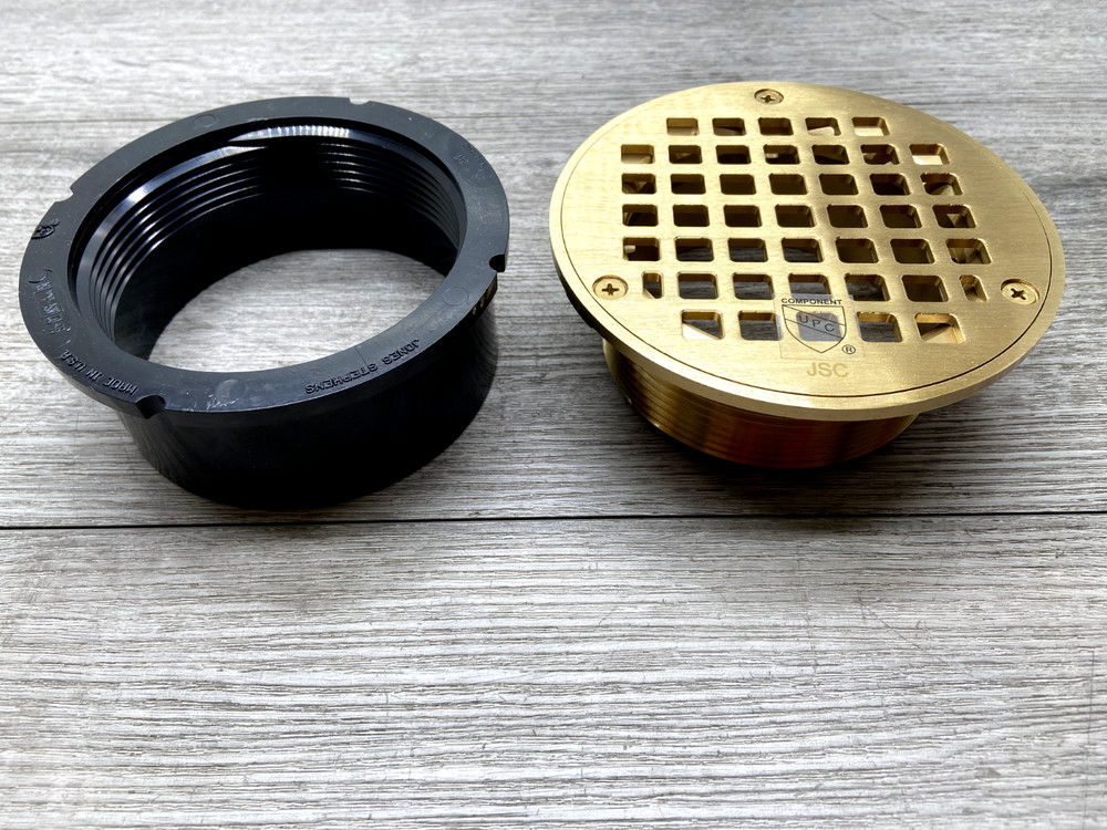 Jones Stephens D53008 4" ABS Drain with 5" Strainer