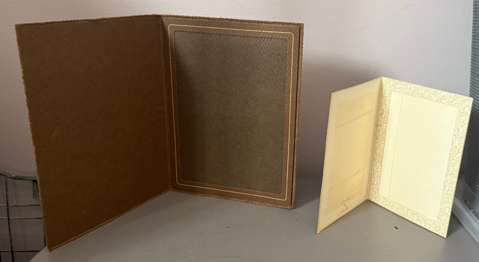 Lot of 4 Vintage Photograph Holders Delbridge Photos by Rigsby