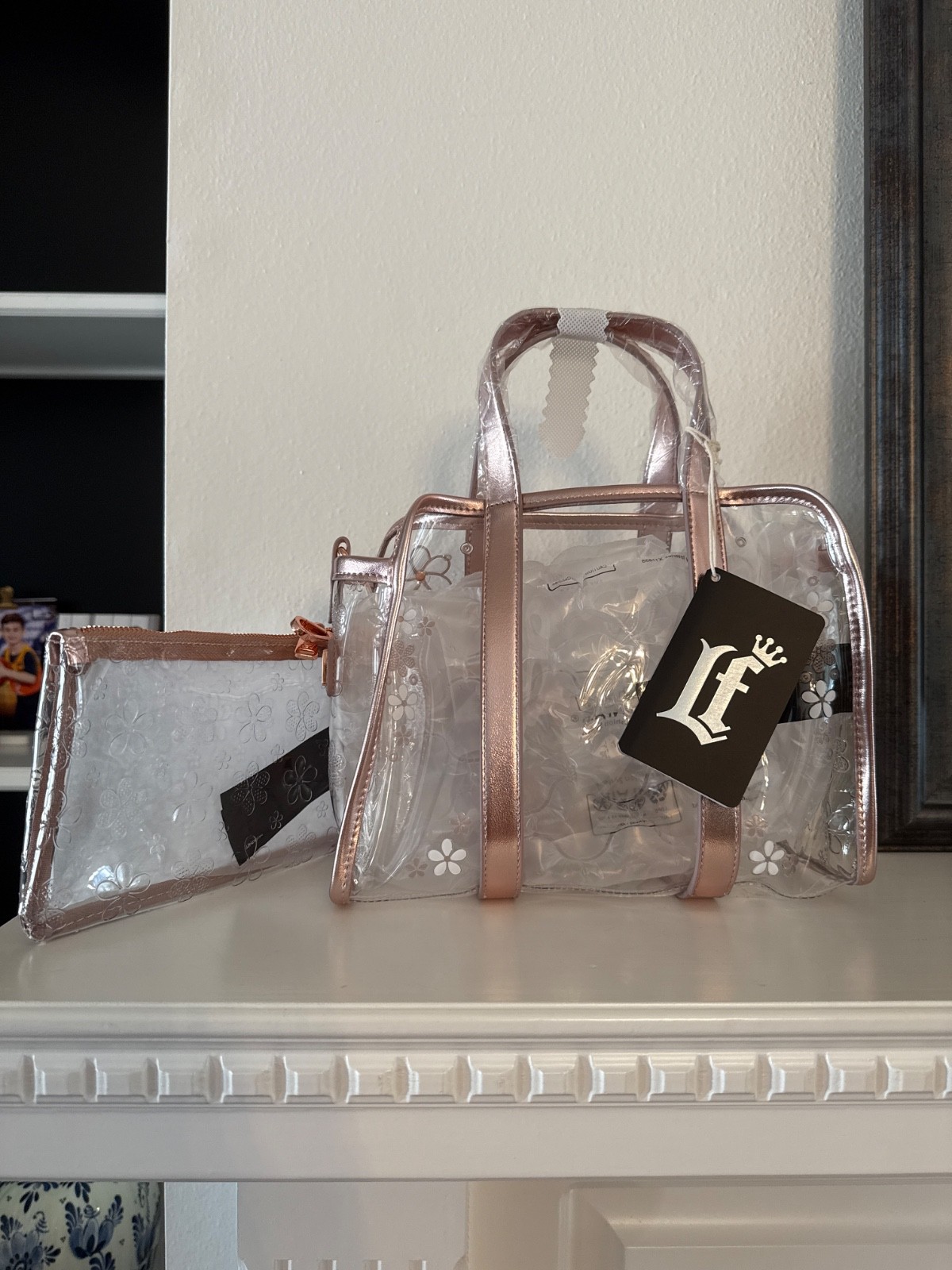 Loungefly Clear Floral Crossbody Bag NWT Beautiful