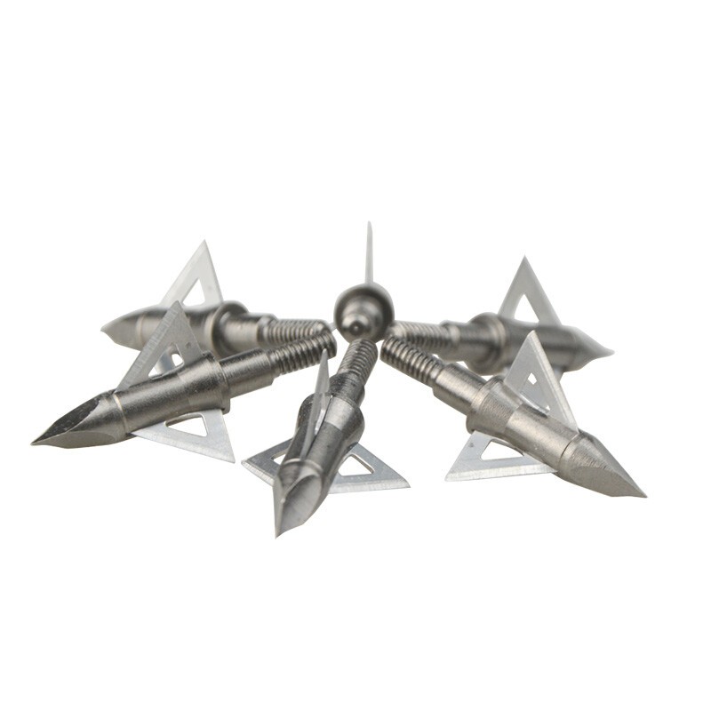 12pcs Archery Blade Arrowhead 100Gr Broadhead Box Compound Bow Hunting Crossbow
