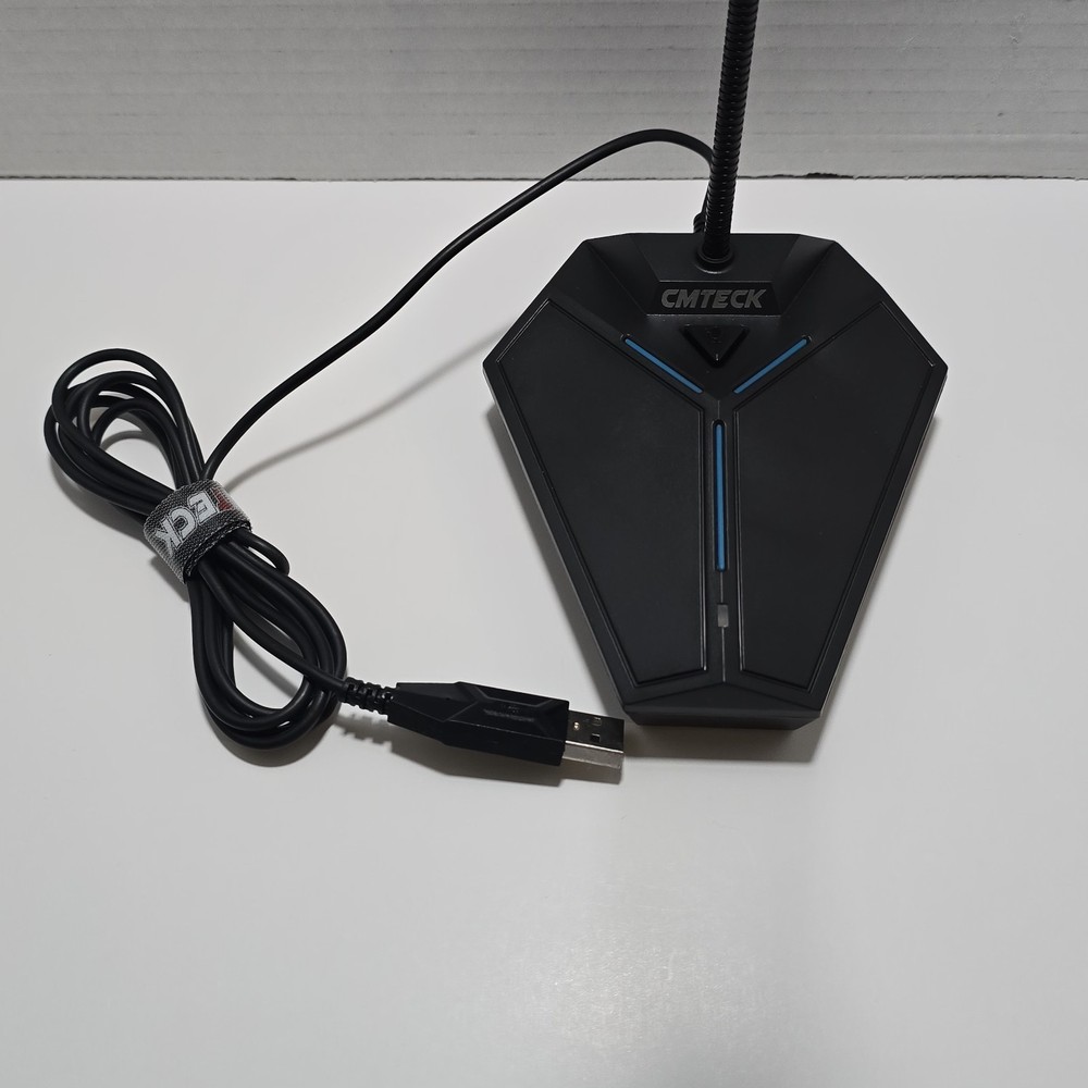 CMTeck USB Plug & Play Gaming Computer Microphone Omnidirectional Condenser