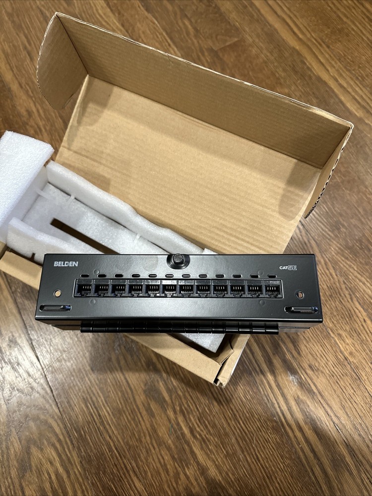BELDEN AX100491 WALL MOUNT PATCH PANEL (BRAND NEW)
