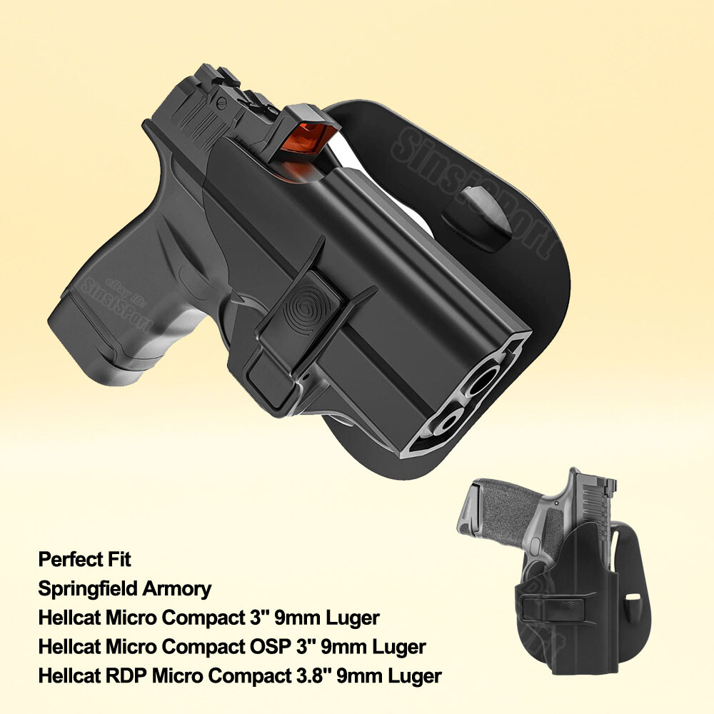 Hellcat Holster For Springfield Hellcat Micro OSP RDP OWB 9mm 3'' 3.8" Holder