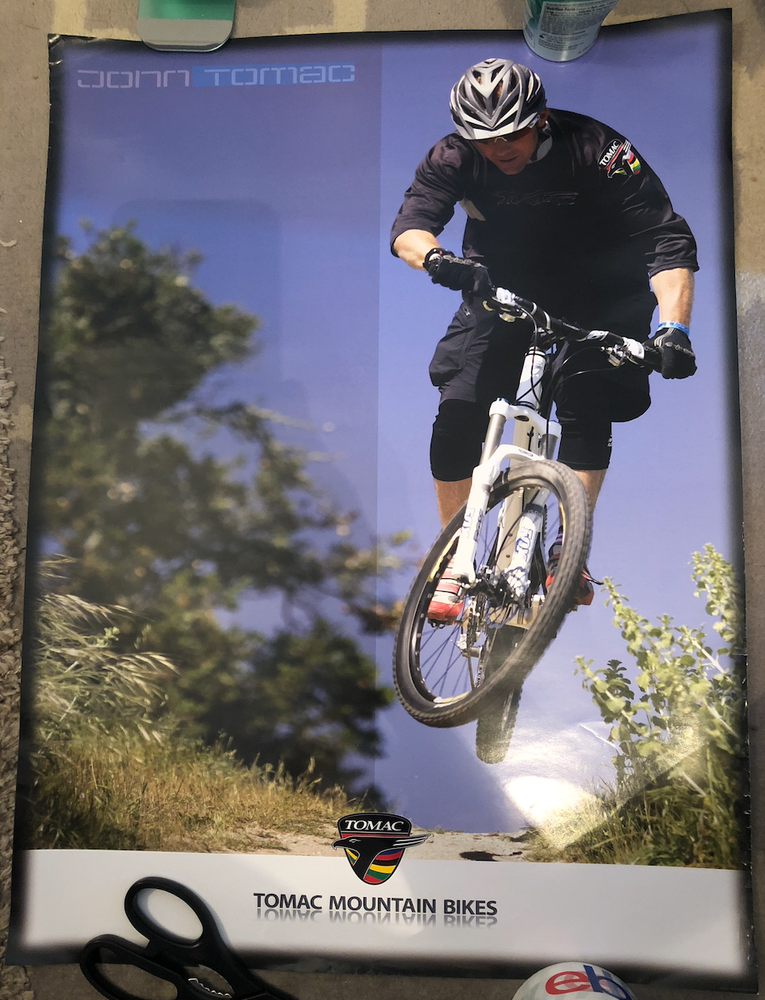 John Tomac Mountain Bikes MTB poster 18x24"