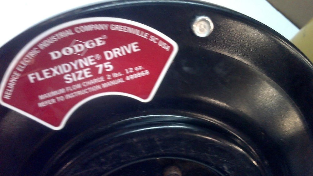 DODGE FLEXIDYNE DRIVE SIZE 75 WITH FLOW CHARGE