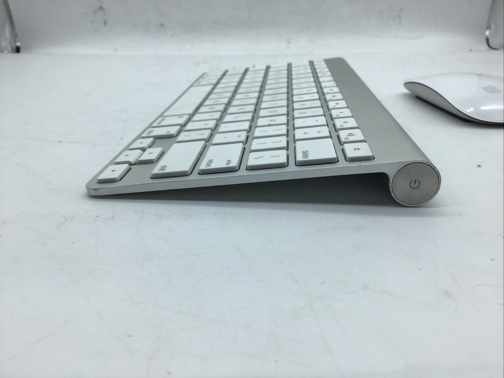 Apple A1314/A1296 OEM Bluetooth Keyboard & Mouse Bundle Power Tested Read