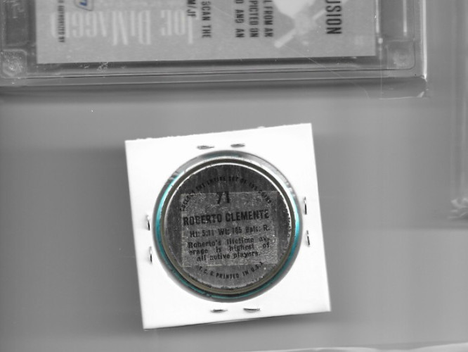 1971 Topps Roberto Clemente Coin HOF Pirates