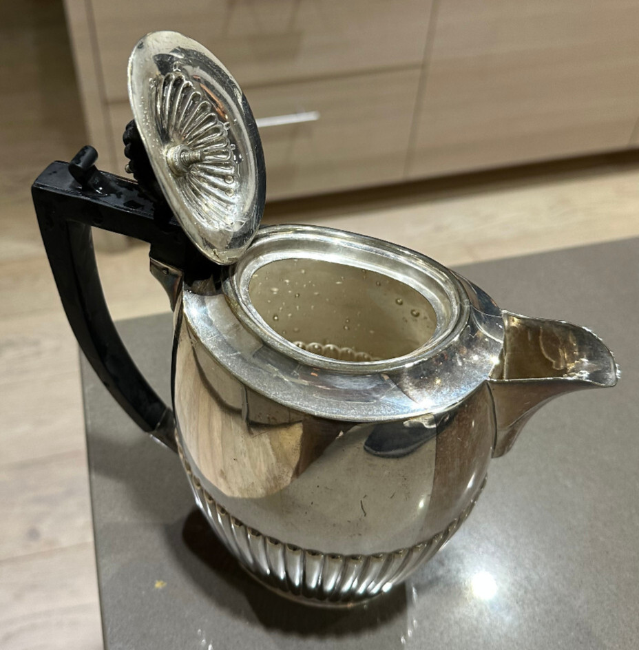 Sheffield-style Silver plated Coffee Pot 1890-1910 Silver @ $92/oz.