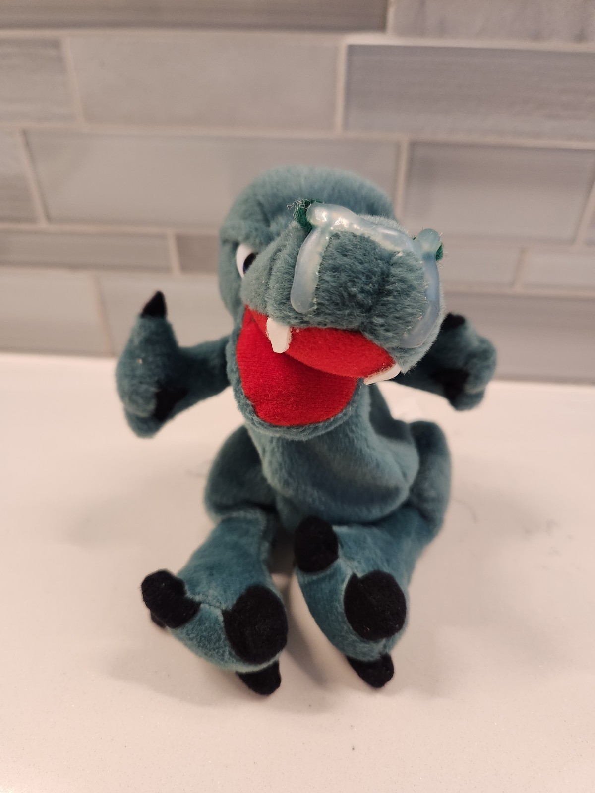 Boris the Mucousaurus Meanies Series 1 7" Plush 1997 Idea Factory Godzilla Spoof