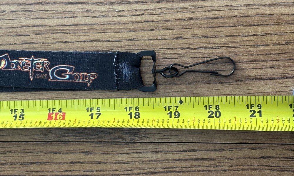 KISS by Monster Golf Black Lanyard