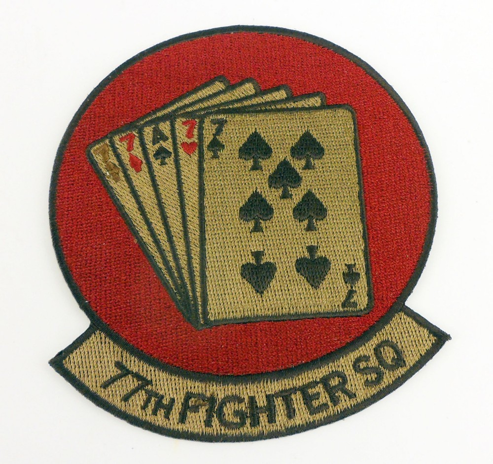 US Air Force 77th Fighter Squadron Patch