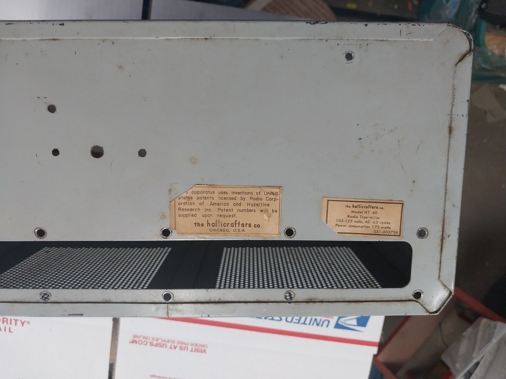 Hellicrafters HT 40 Case Only