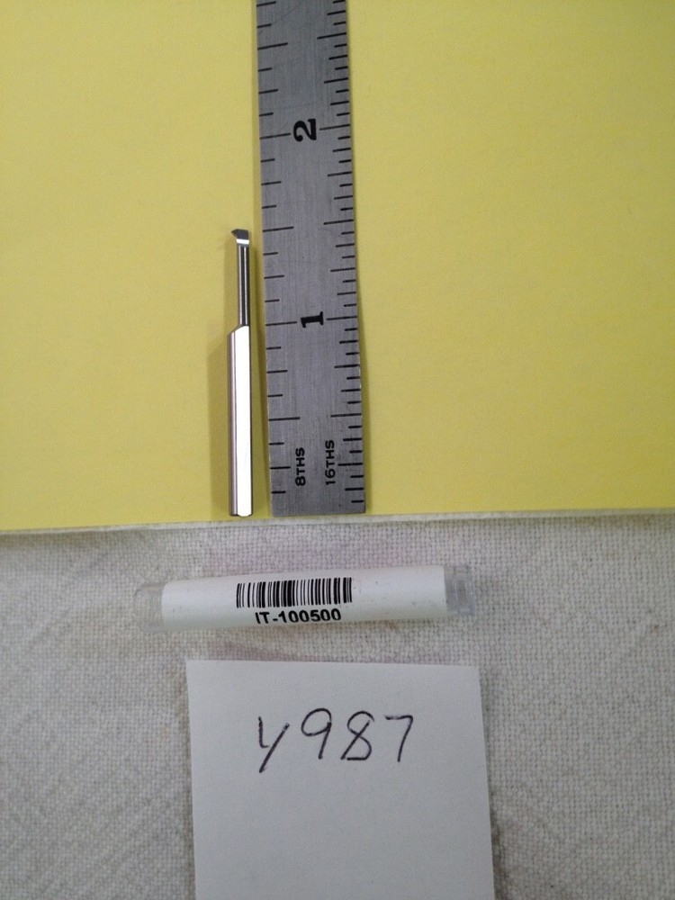 1 NEW MICRO 100 SOLID CARBIDE THREADING BAR.   IT-100500. USA MADE   (Y987)