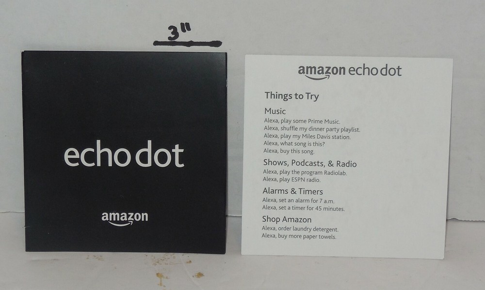 Amazon Echo Dot 2nd Generation White Smart Speaker with Alexa Built In