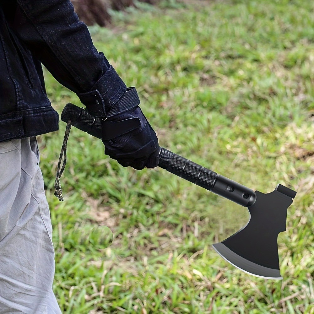 17" Tactical Camping Axe with Sheath - Multi-Functional Survival Tool Kit