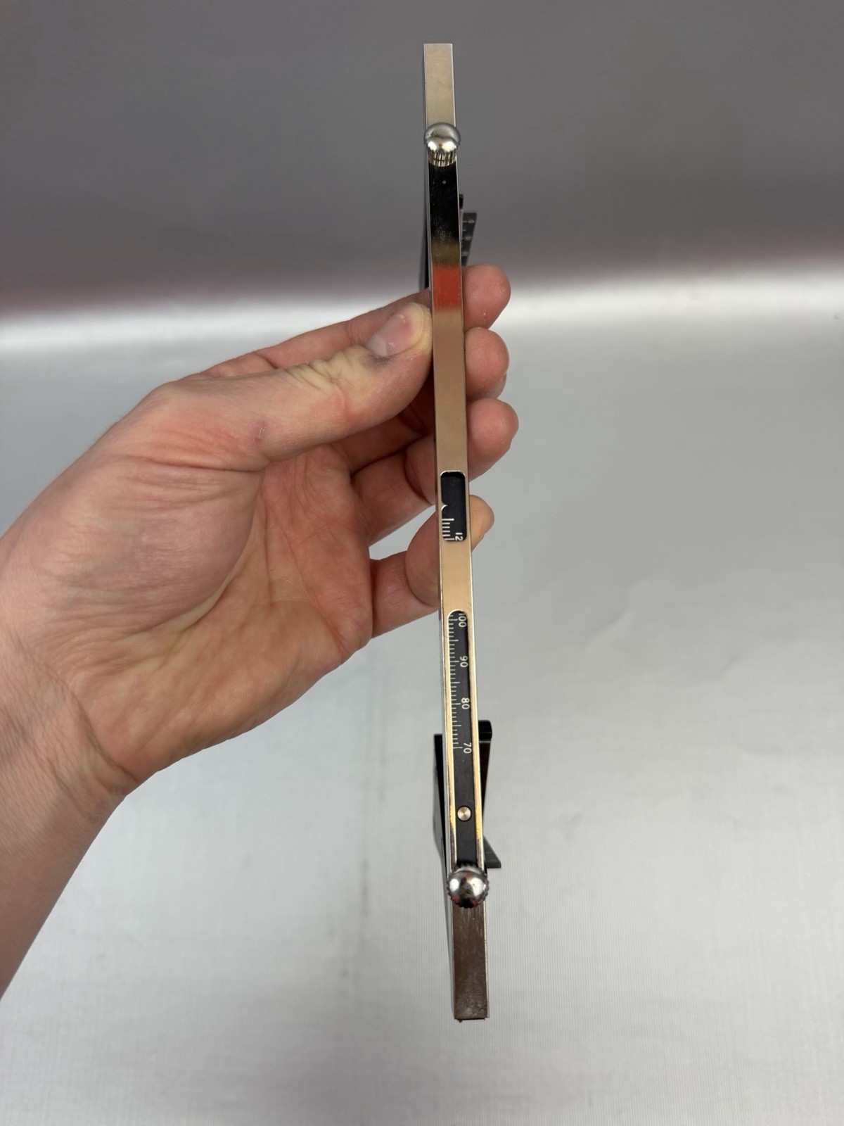 Vtg Bausch & Lomb Optical Exophthalmometer w/ Instructions 71-21-50 Opthalogy