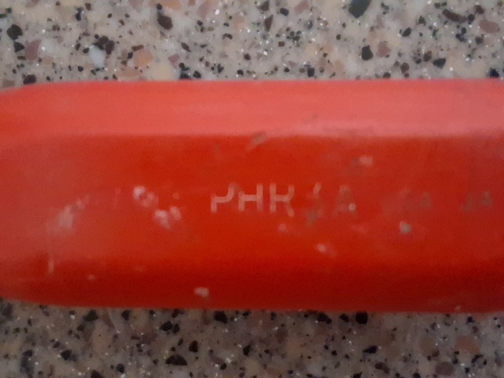 Mac Tools P212XA #2 Stubby Phillips, 2 Flat Head Screwdriver Red Handle