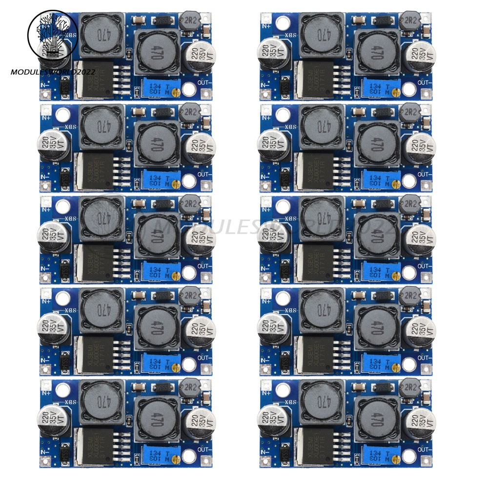 10PCS DC Boost Buck Adjustable Converter XL6009 Step up down Board Solar Voltage