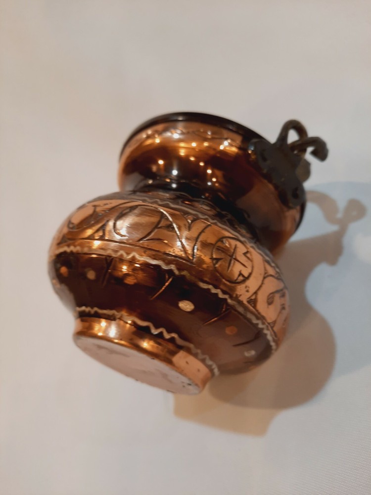 Metal Work Kettle With Handle Middle Eastern Style