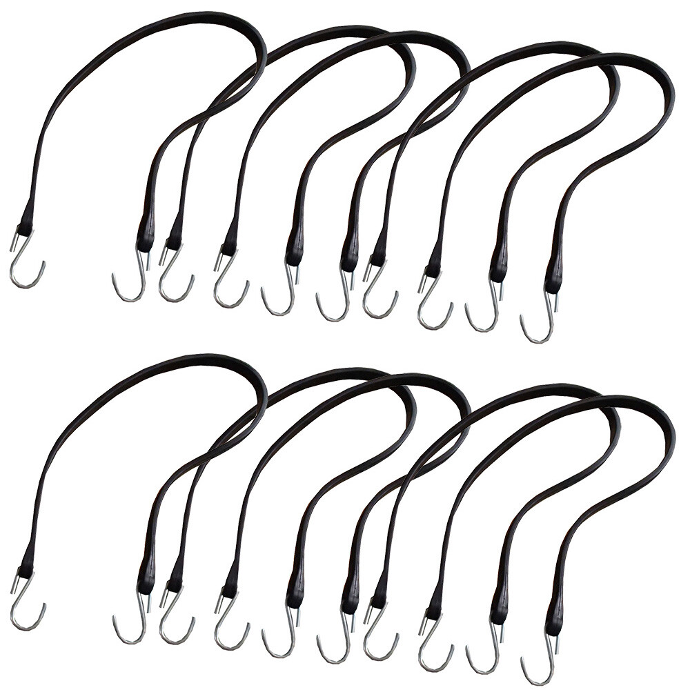 (10) 41" Bungee Cord Strap Cargo Tie Down T41-10 For Flatbeds Vans Caravans