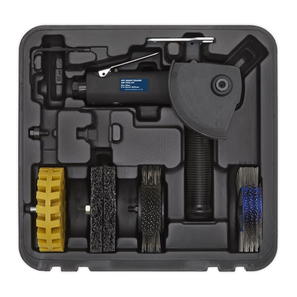 Sealey Smart Eraser Tool Air Kit 4pc SA695
