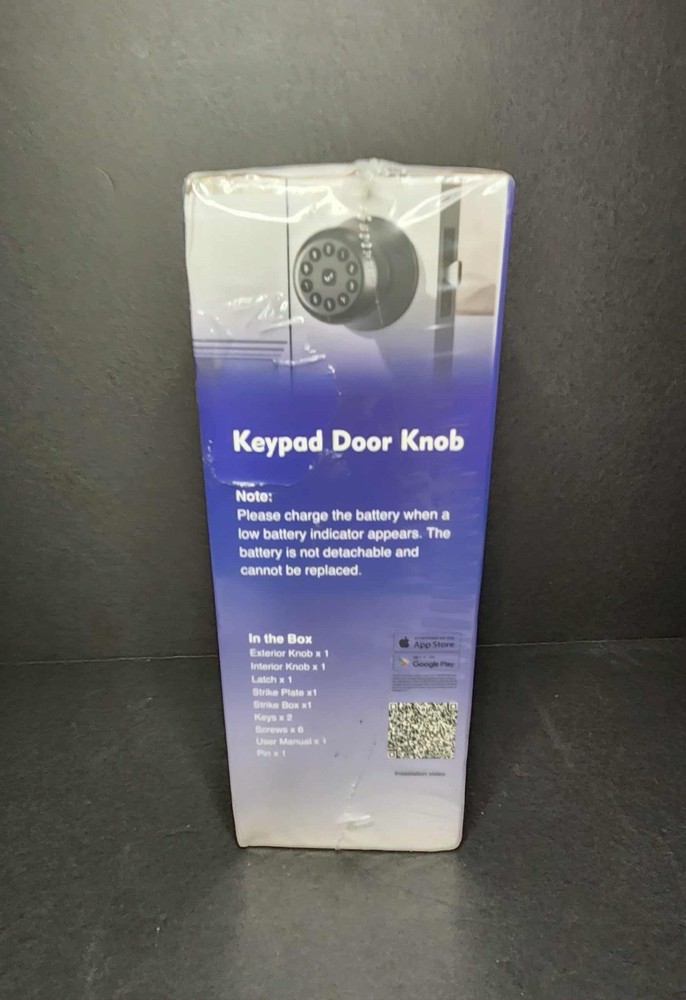 EUERTE Smart Door Knob Key or Passcode Entry