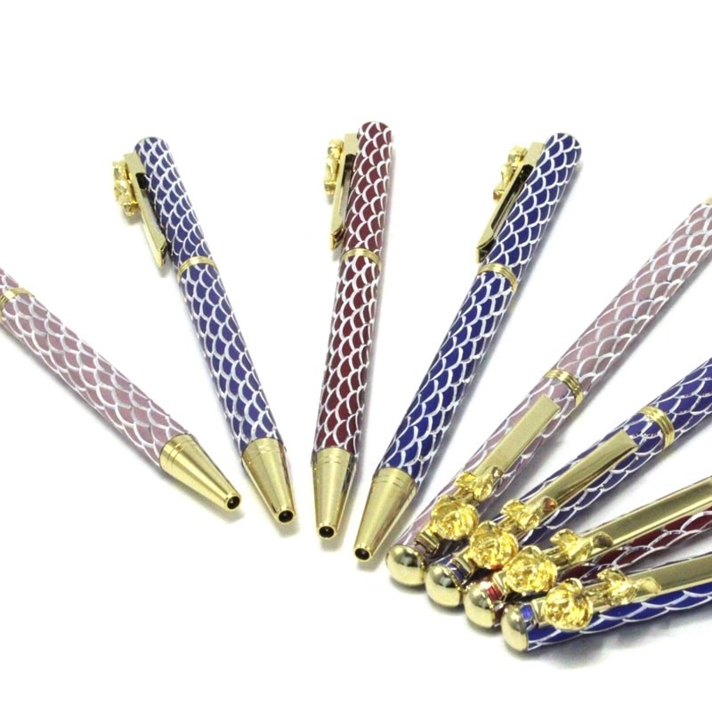 Sparkly Glamorous Ballpoint Pen [Rose] (Red)