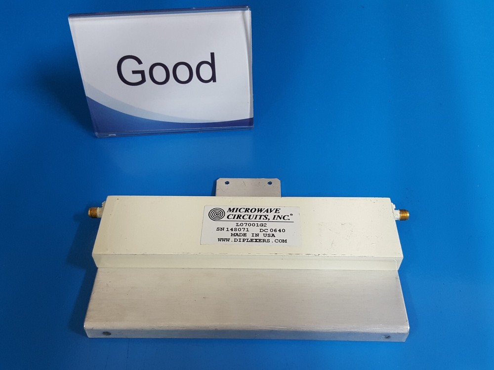 Microwave Circuits L07001G2 : 700MHz SMA Low pass filter (8071)