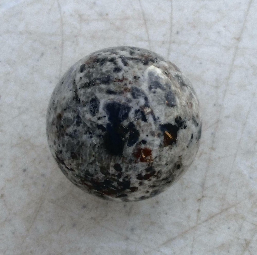 Fluorescent Mont St Hilaire Canada Hackmanite 29mm Sphere 4882