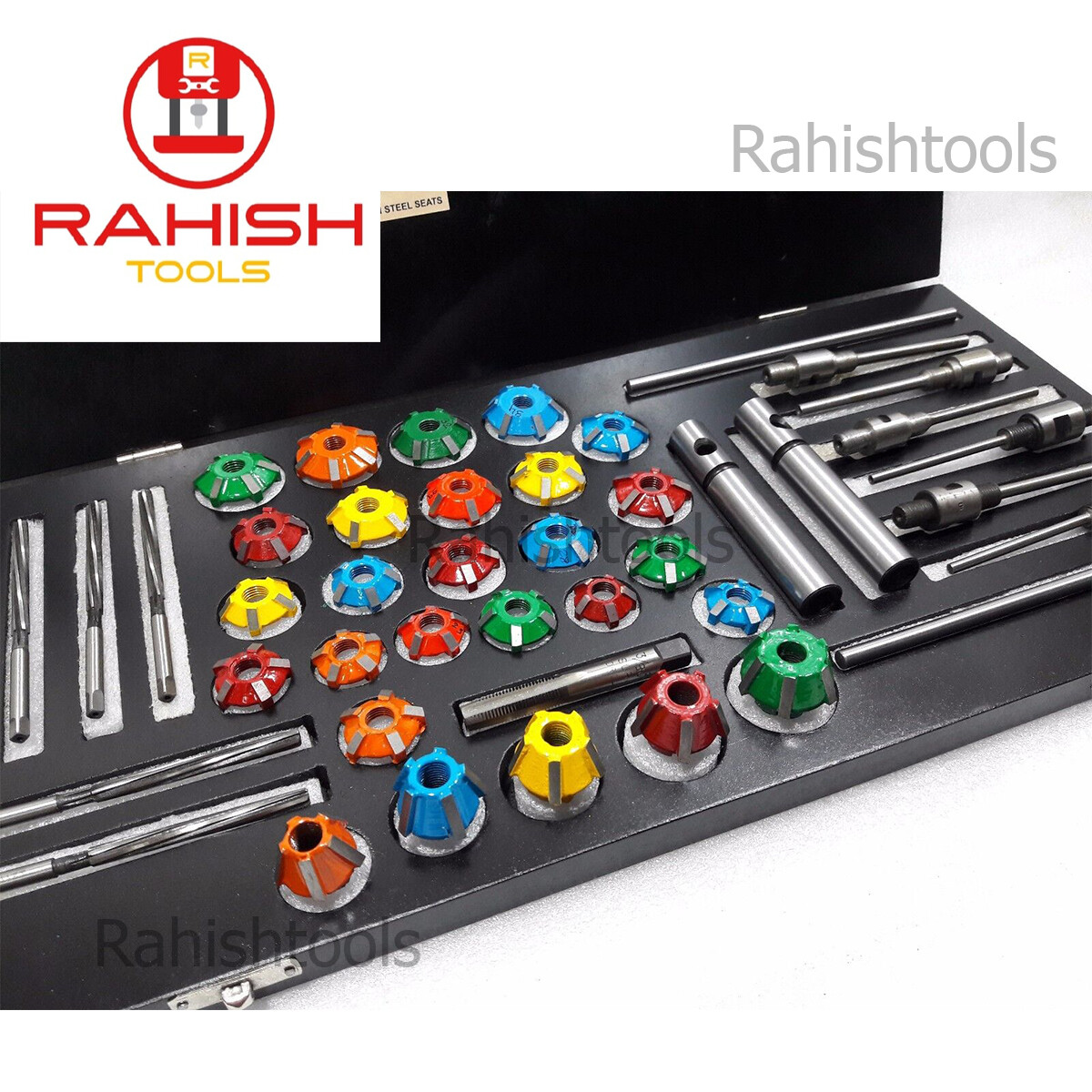 New Valve Job Seat Cutter Set Carbide Tipped For Motorcycles 3 Angle USA ACTOOLS