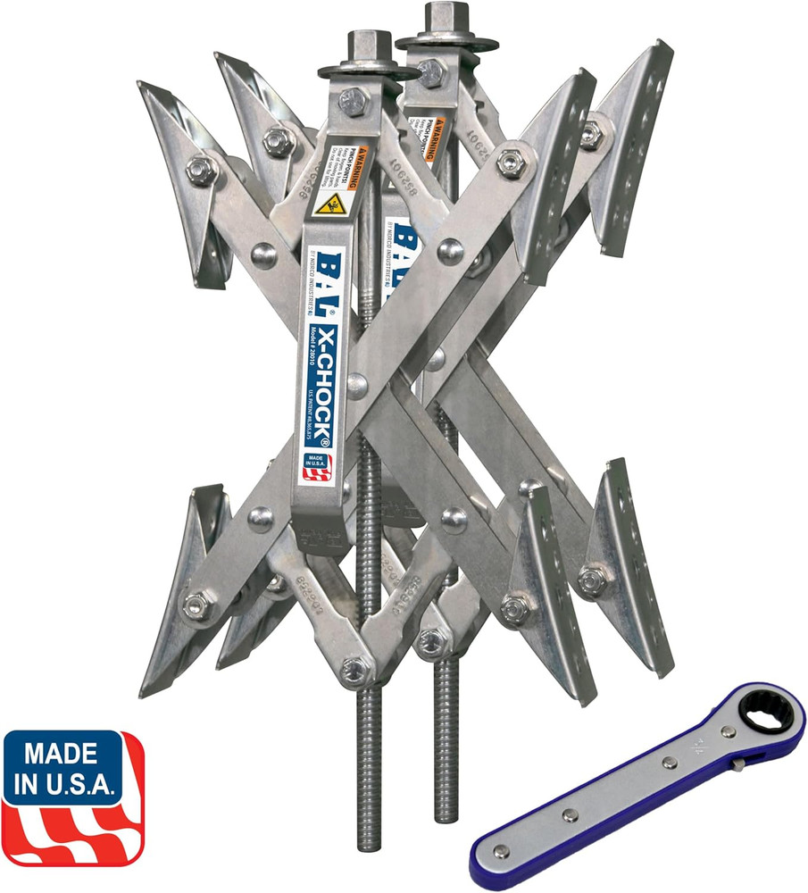 X-Chock Wheel Stabilizer - Pair - One Handle - 28012